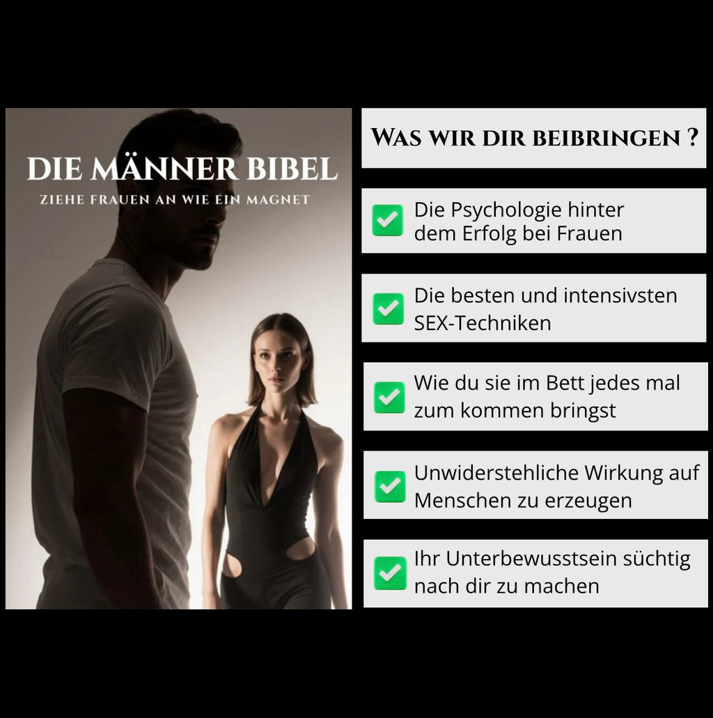 Die Männer Bibel | Werde der Mann, den Frauen wollen